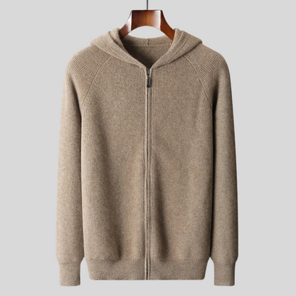 Alessandro Royal Cashmere Merino Wool Zip-Up