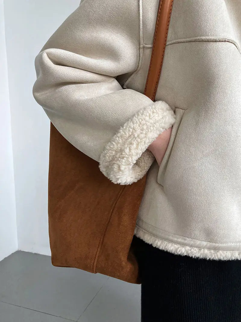 Camilla Buttoned Shearling Jacket