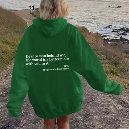 Behind me hoodie