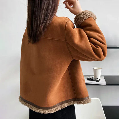 Camilla Buttoned Shearling Jacket