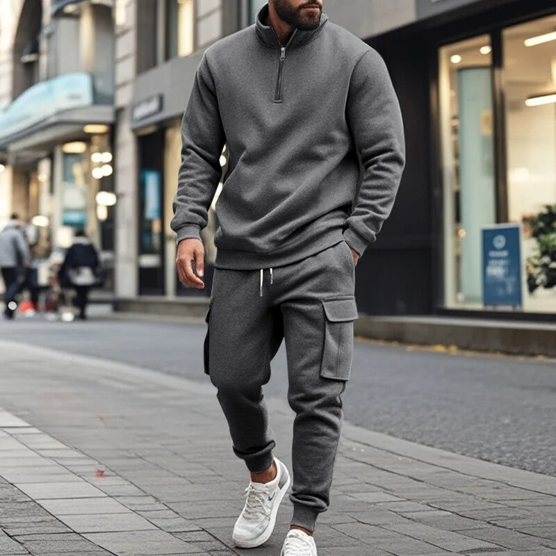 Ciccio -  Quarter Zip Tracksuit Set