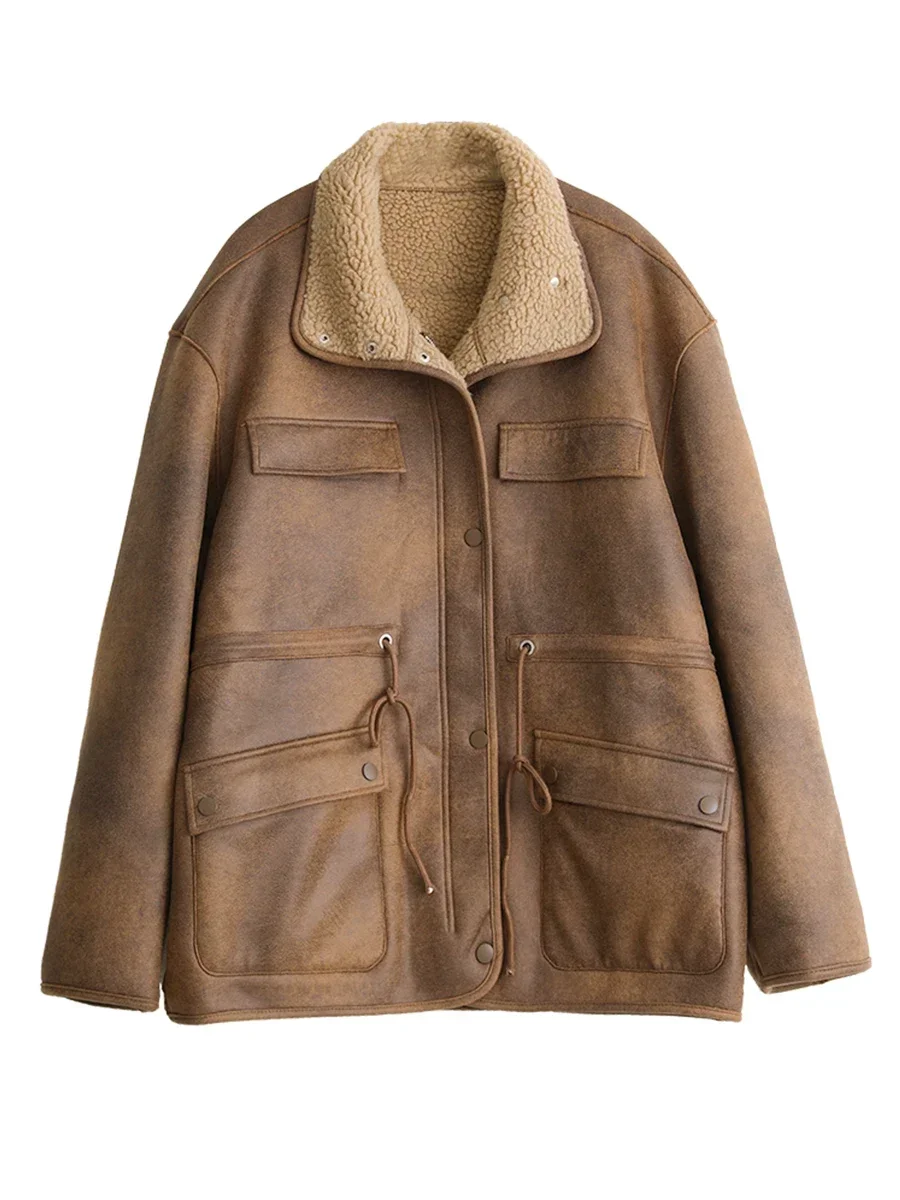 Donatella Reversible Shearling Parka