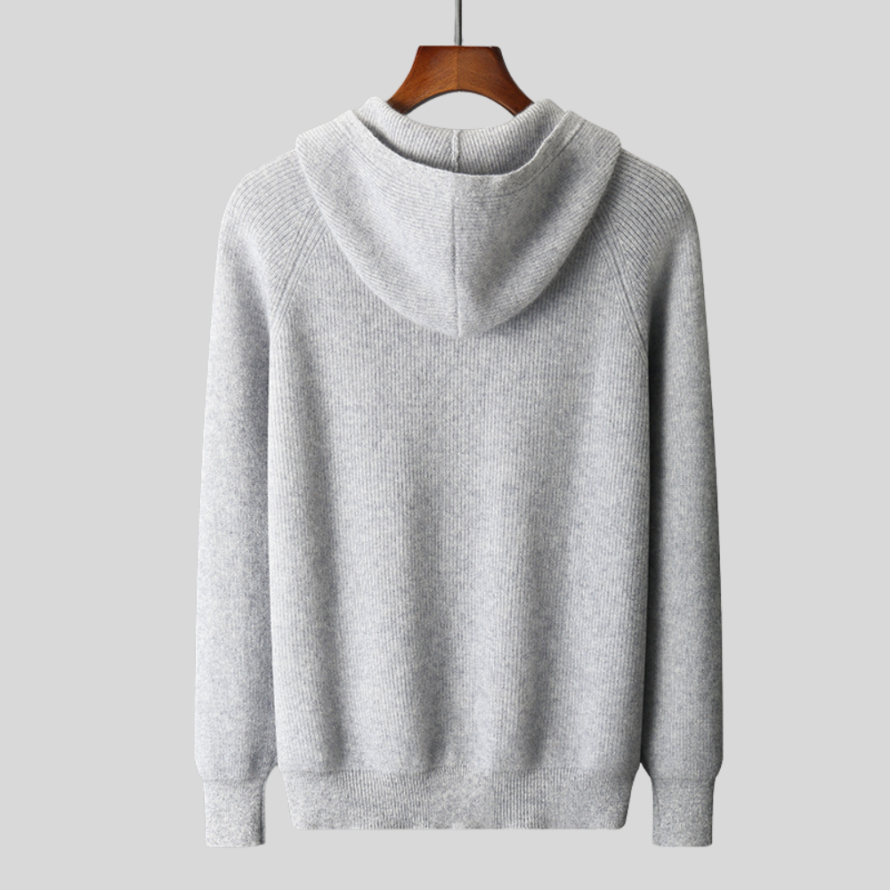 Alessandro Royal Cashmere Merino Wool Zip-Up