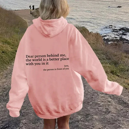 Behind me hoodie