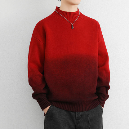 Pull ras du cou en tricot Gioele