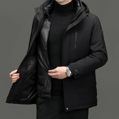 Alberto Monogram Down Coat