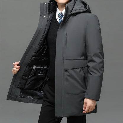 Alberto Monogram Down Coat