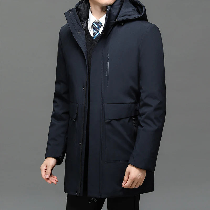 Alberto Monogram Down Coat