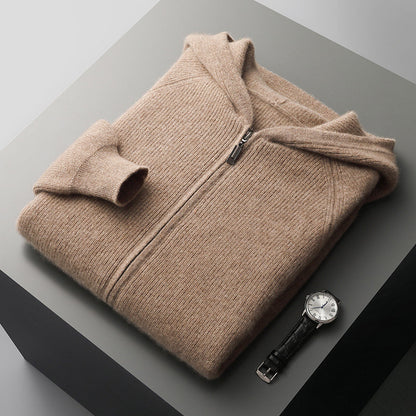 Alessandro Royal Cashmere Merino Wool Zip-Up