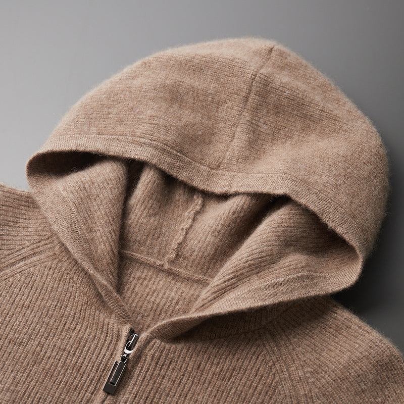 Alessandro Royal Cashmere Merino Wool Zip-Up