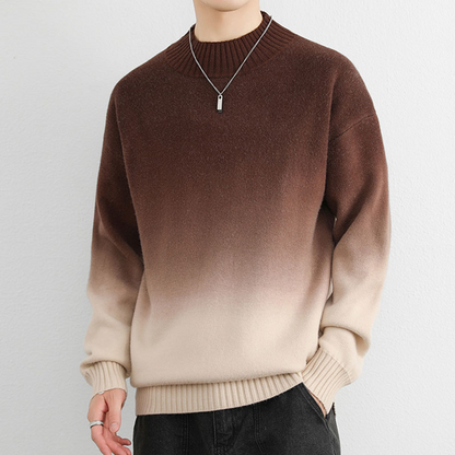 Pull ras du cou en tricot Gioele