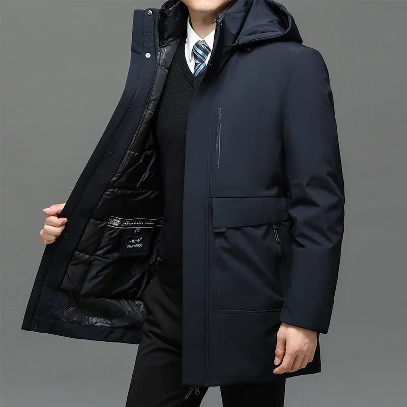 Alberto Monogram Down Coat