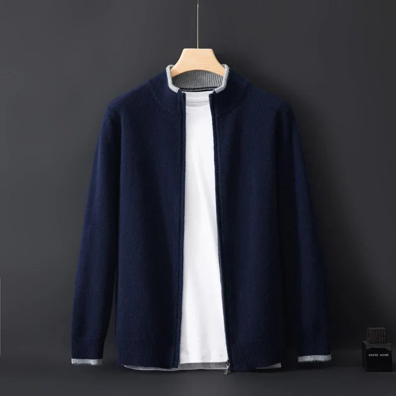 Lorenzo Cashmere Zip Jacket