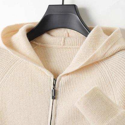 Alessandro Royal Cashmere Merino Wool Zip-Up