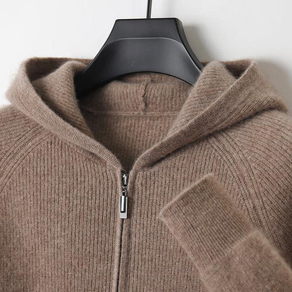 Alessandro Royal Cashmere Merino Wool Zip-Up