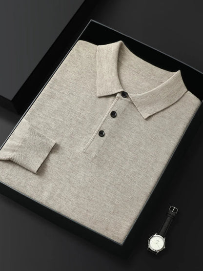 Damiano Merino Cashmere Polo Shirt