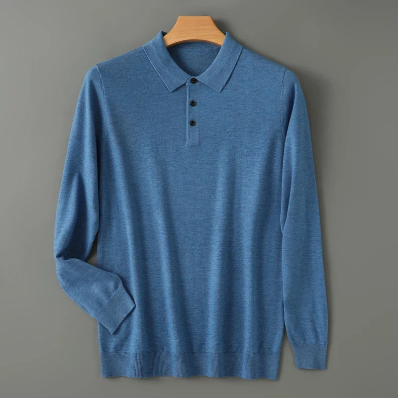 Damiano Merino Cashmere Polo Shirt