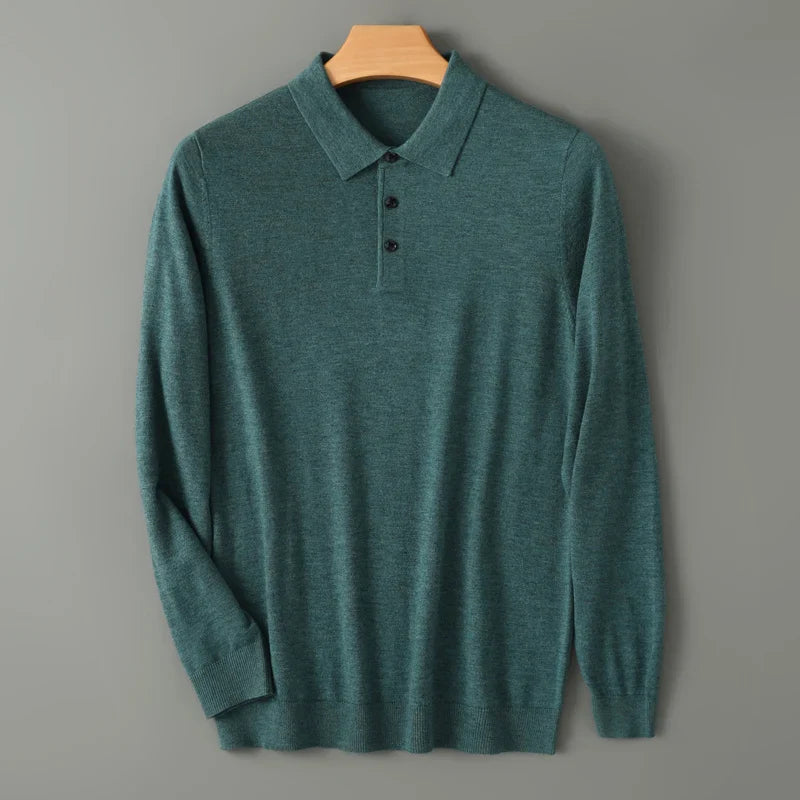 Damiano Merino Cashmere Polo Shirt