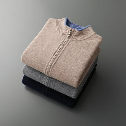 Lorenzo Cashmere Zip Jacket