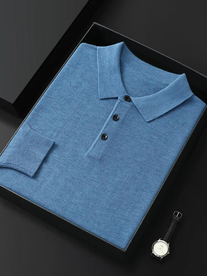 Damiano Merino Cashmere Polo Shirt