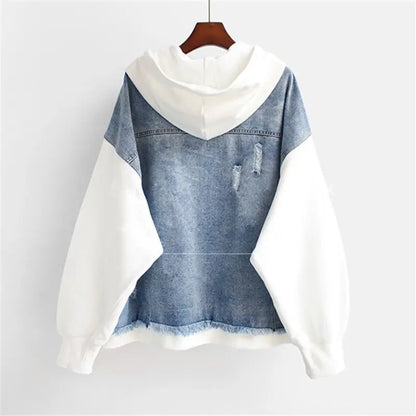 Erika Denim Hoodie