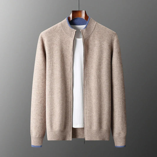 Lorenzo Cashmere Zip Jacket