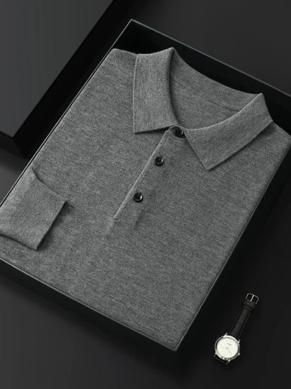 Damiano Merino Cashmere Polo Shirt