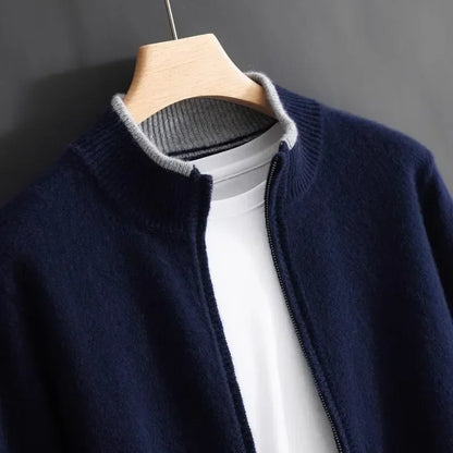 Lorenzo Cashmere Zip Jacket