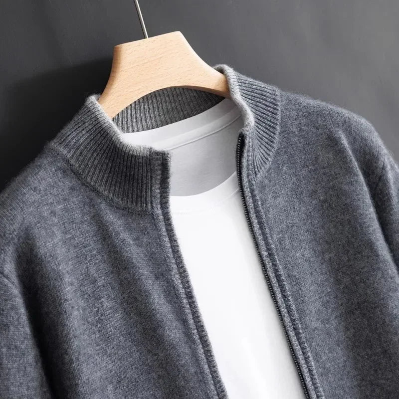 Lorenzo Cashmere Zip Jacket