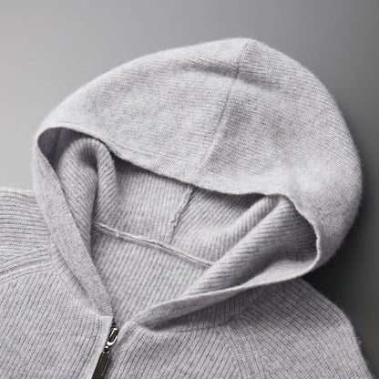 Alessandro Royal Cashmere Merino Wool Zip-Up