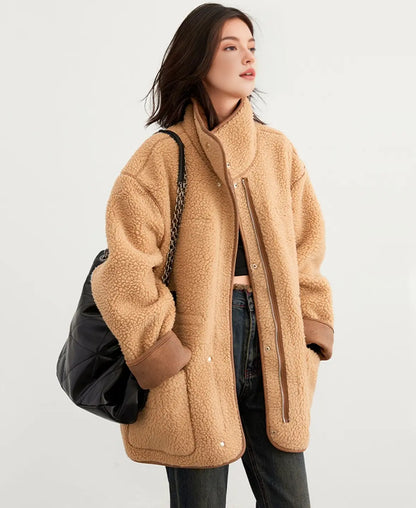 Donatella Reversible Shearling Parka