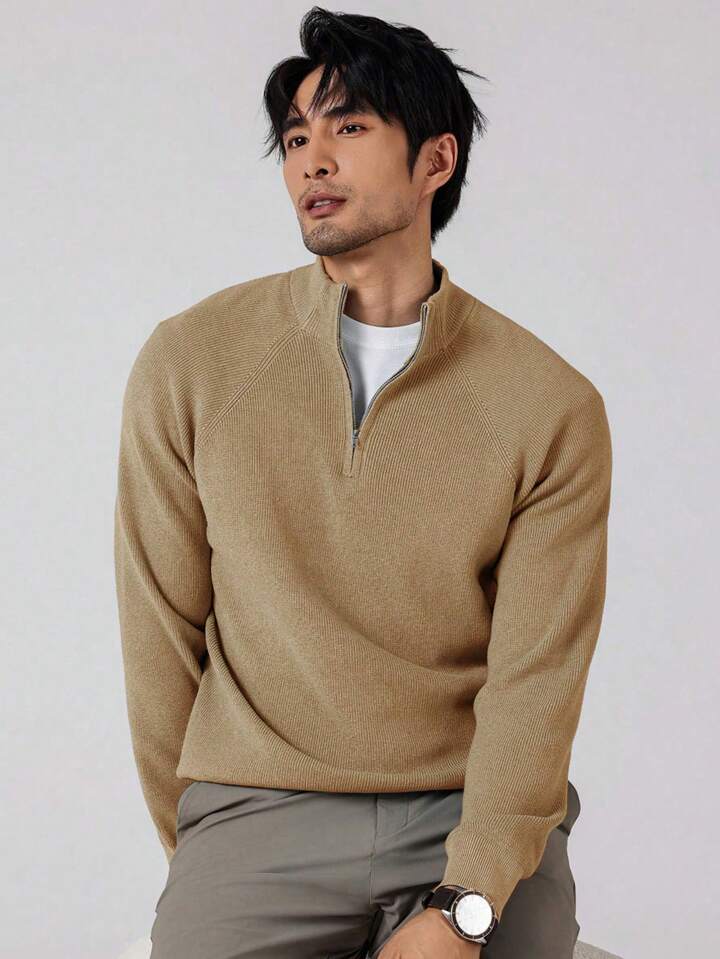 Luca Casual Zip Sweater