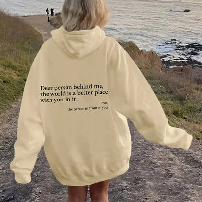 Behind me hoodie