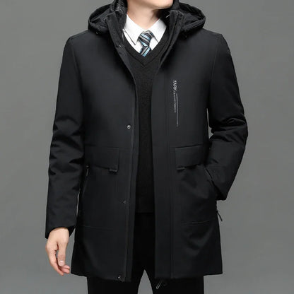 Alberto Monogram Down Coat