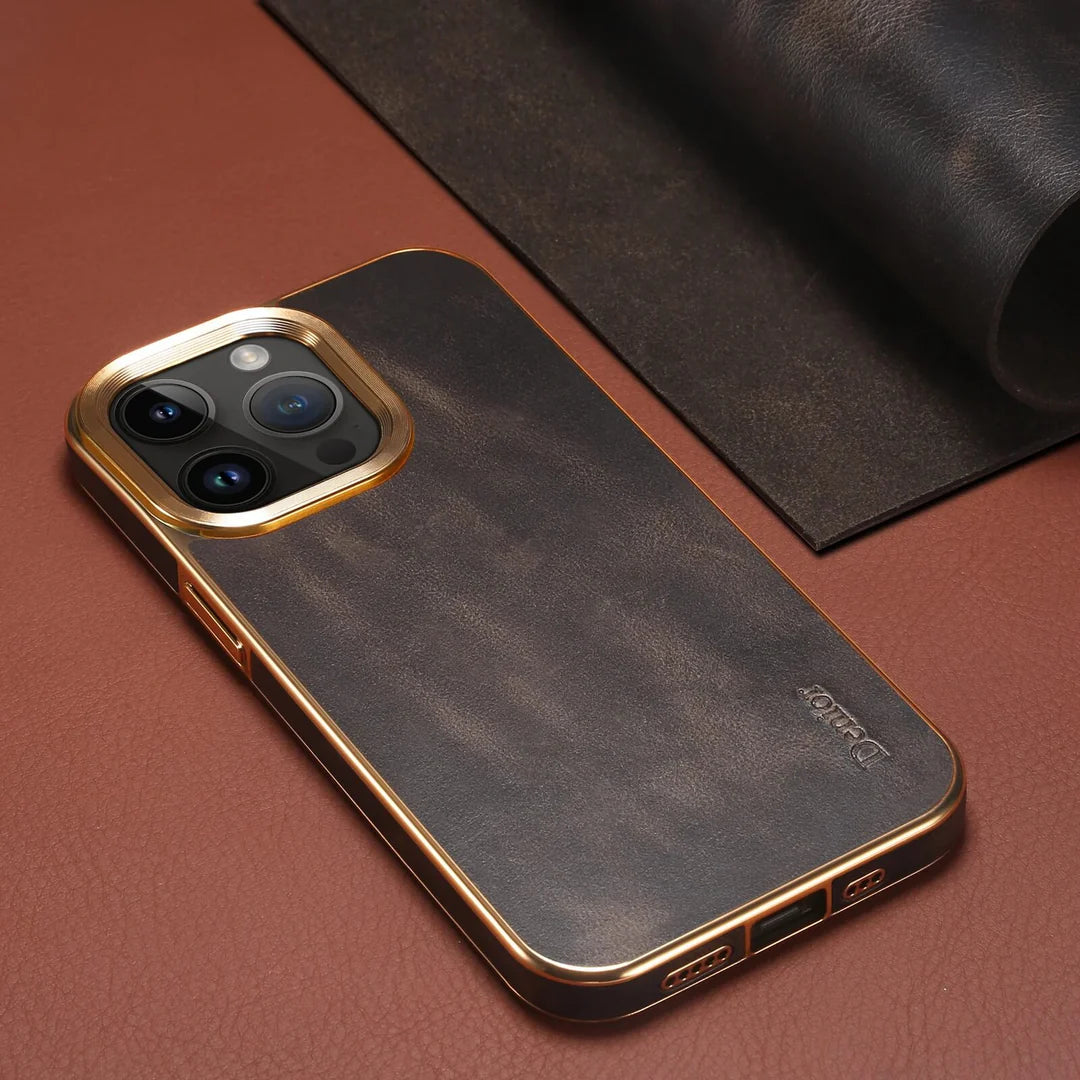 Leonardo Leather iPhone Case