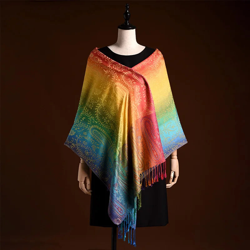 Giulia Boho Cashmere Wrap