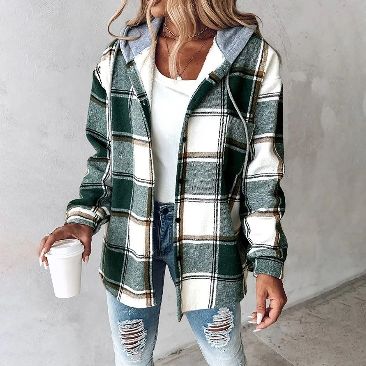 Cristina Plaid Jacket