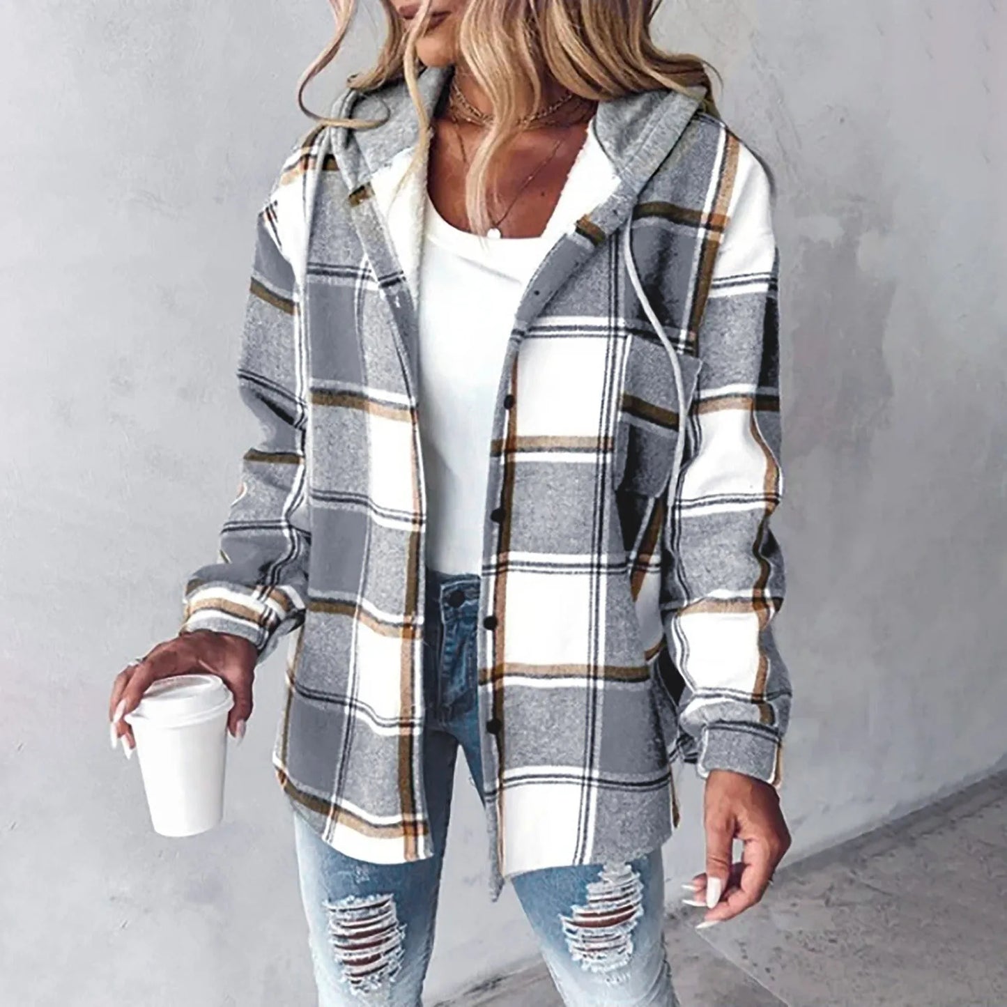 Cristina Plaid Jacket