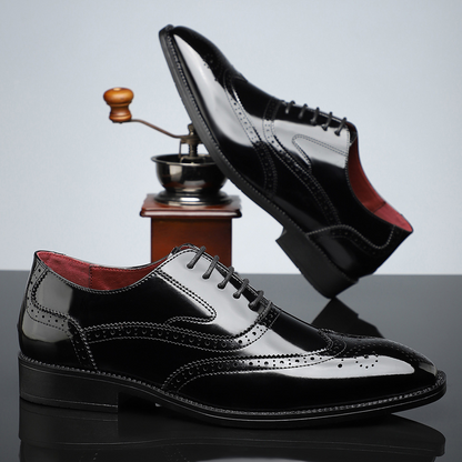 Ernesto Leather Brogue Dress Shoes