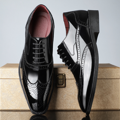 Ernesto Leather Brogue Dress Shoes