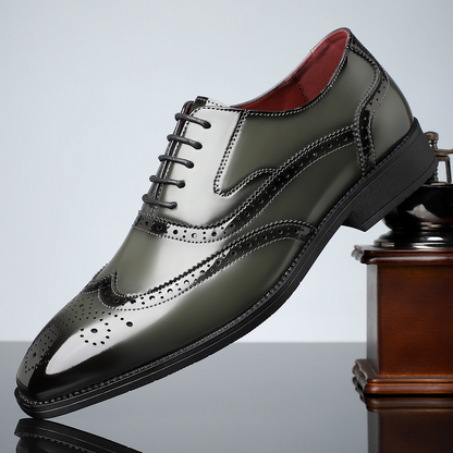 Ernesto Leather Brogue Dress Shoes