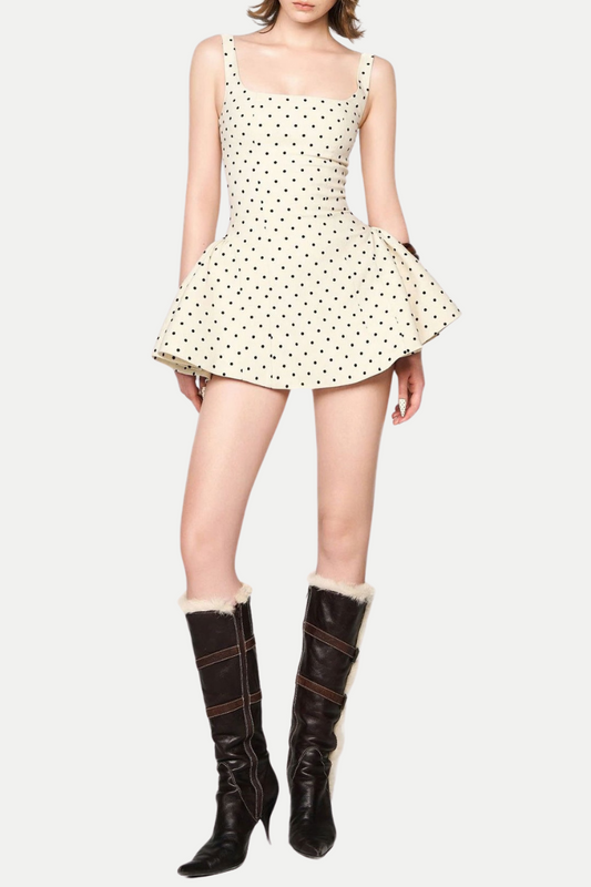 Maria Polka Dot Mini Dress