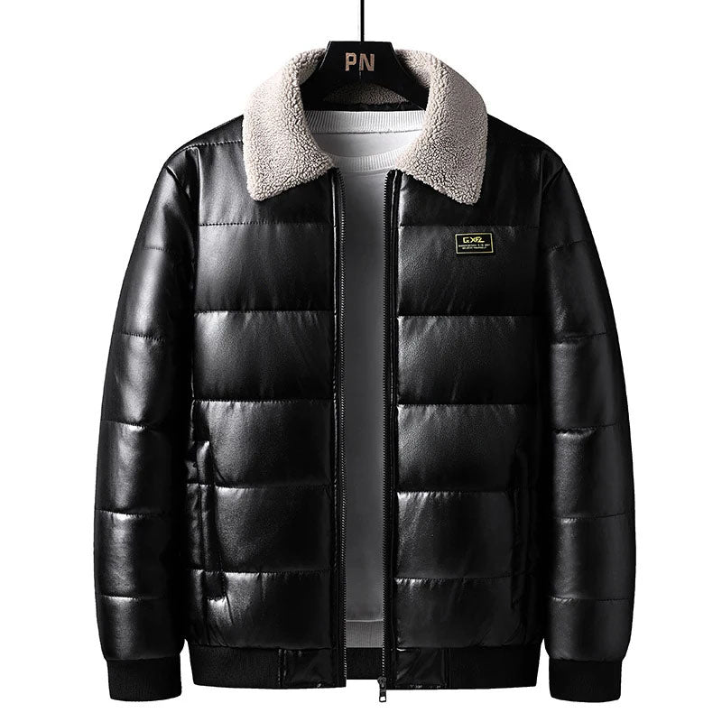 Emilio Hybrid Leather Thermal Jacket