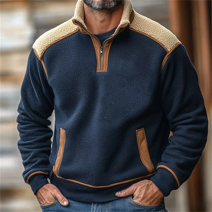 Massimo Retro Quartz Zipper Pullover