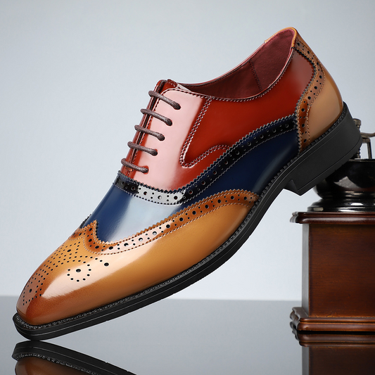 Ernesto Leather Brogue Dress Shoes