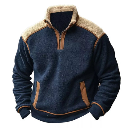 Massimo Retro Quartz Zipper Pullover