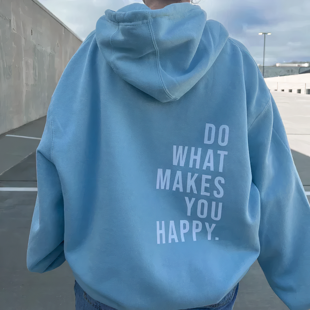 Jolanda Oversized Slogan Hoodie