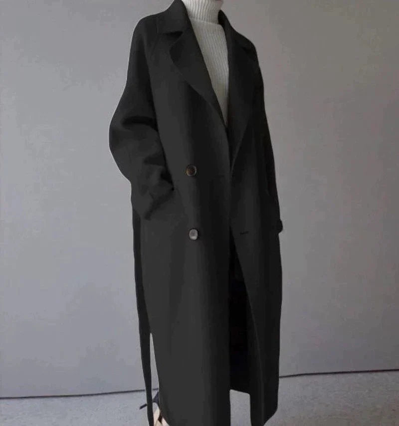 Brigida Longline Wool Coat