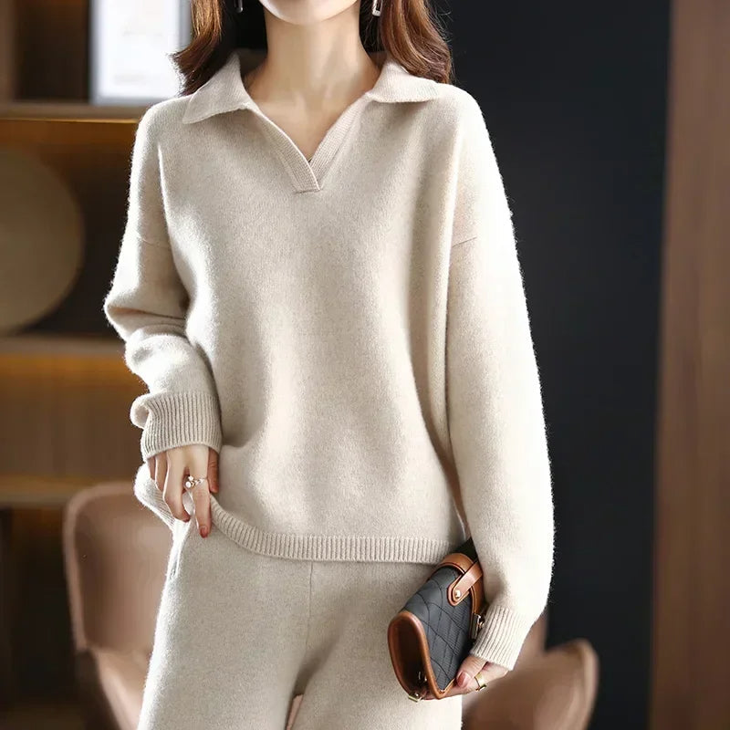 Romina Relaxed-Fit Cashmere Set