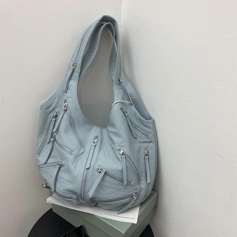 Amelia Zipper Tote Bag